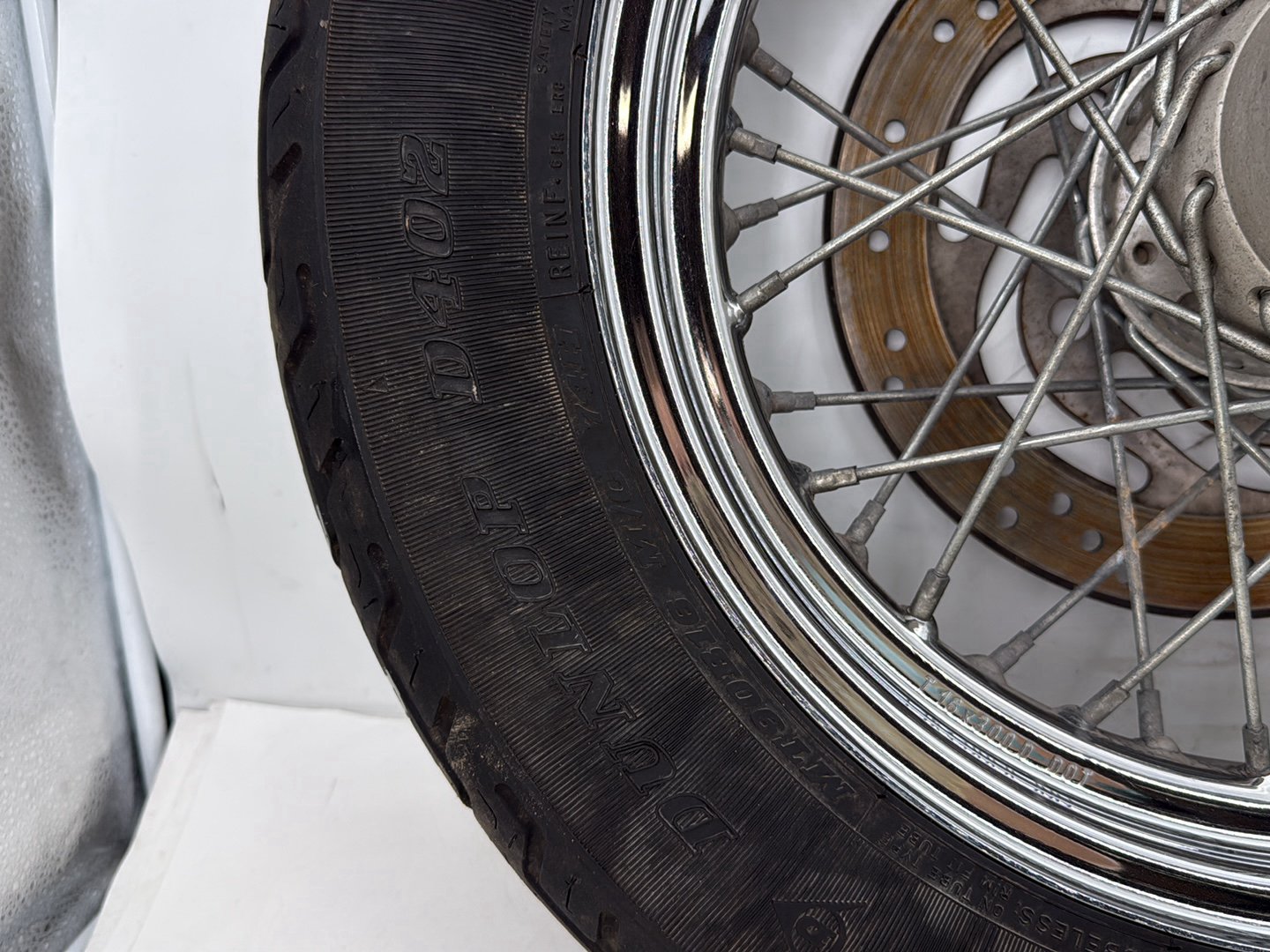 2000 Harley Softail FLSTC Heritage Classic OEM Rear Wheel Rim Tire Spoked