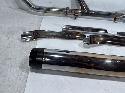 03 Harley Road King Touring FLHRCI Classic Exhaust Header Pipes Muffler RINEHART