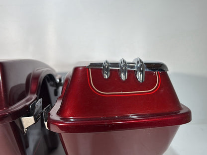 2007 - 2011 Harley-Davidson Touring Electra Glide Ultra Left Right Saddlebags Luggage NOKey 90752-93