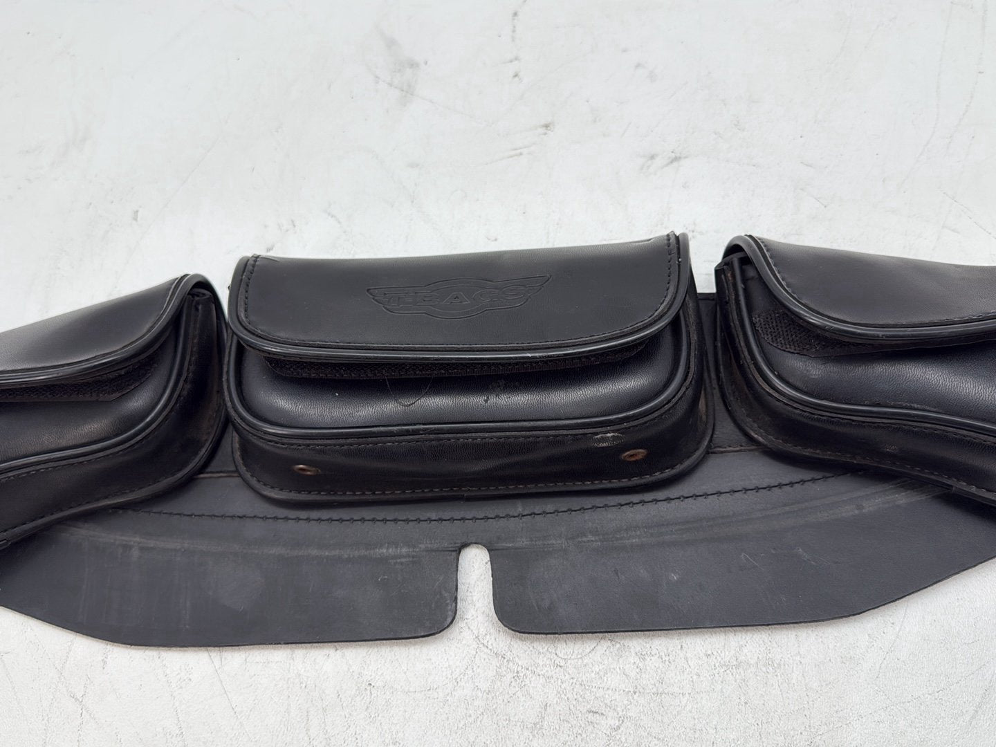 2006 Harley Touring FLHTCI Electra Glide Classic OEM Front Onboard Tool Bag Leather Storage