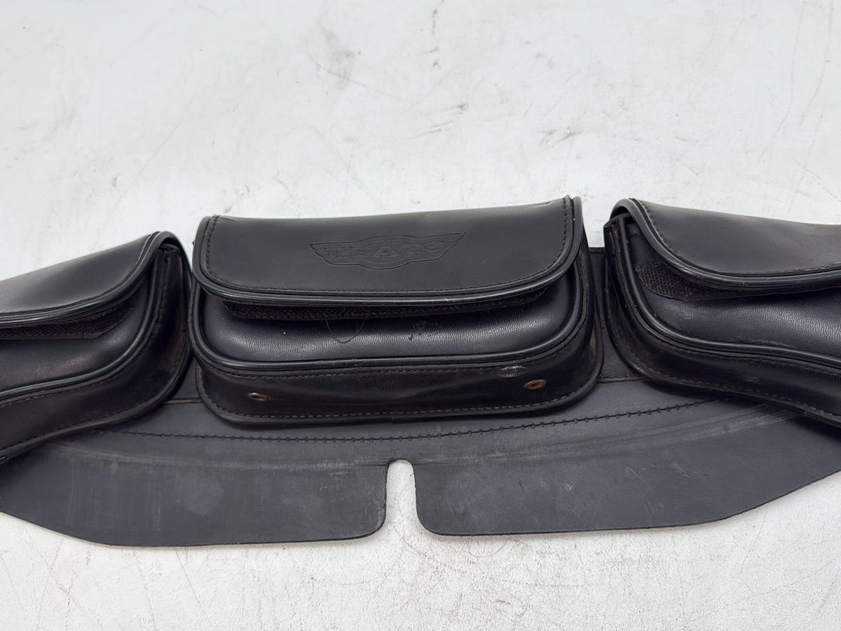2006 Harley Touring FLHTCI Electra Classic T-Bags Front Onboard Tool Bag Leather Storage