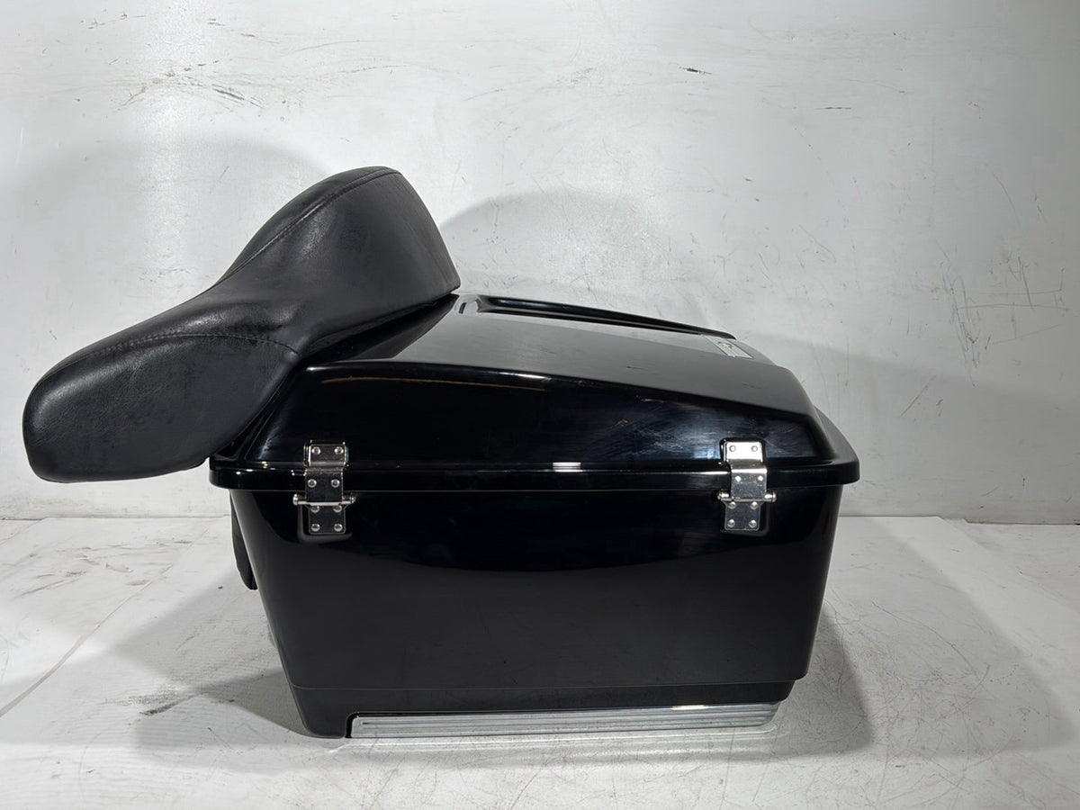 2010 Harley Street Glide Touring FLHX OEM Pass Backrest Tour Pak Luggage NOKey