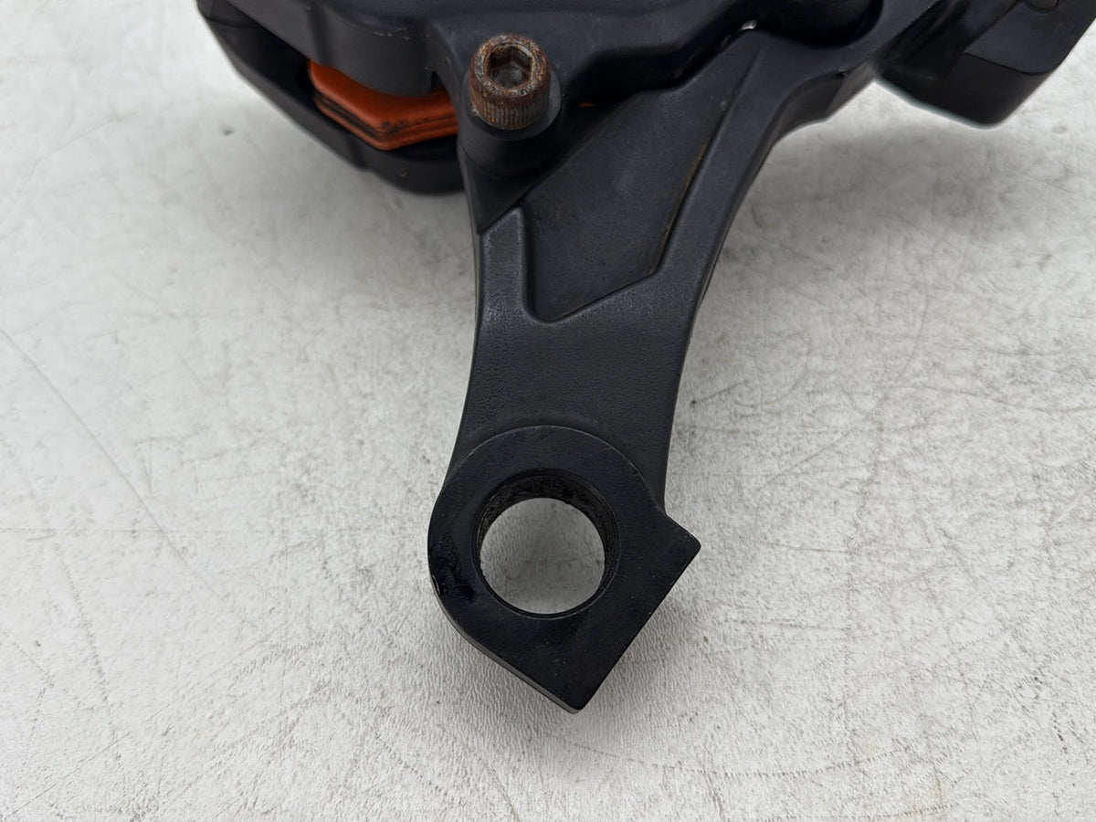 2009 Harley Road King Touring Police OEM Rear Back Brake Caliper w/ Bracket