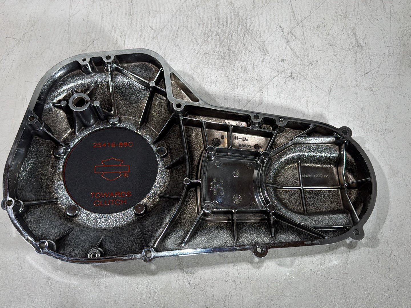2006 Harley Touring FLHTCI Electra Glide Classic OEM Outer Primary Clutch Cover