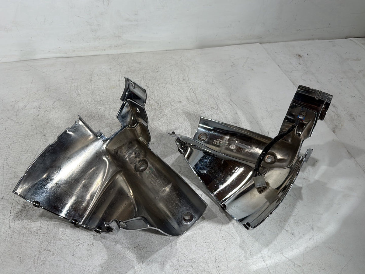 2005 Harley Road King Touring Police OEM Left & Right Headlamp Nacelle Covers