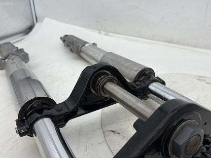 11 Harley Electra Glide OEM Front Triple Tree Set &amp; LH RH Fork Legs Sliders