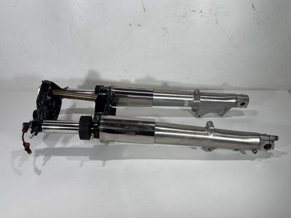 1998 Harley Road King Touring FLHRCI Classic OEM Front Triple Tree Set & LH RH Fork Legs Sliders