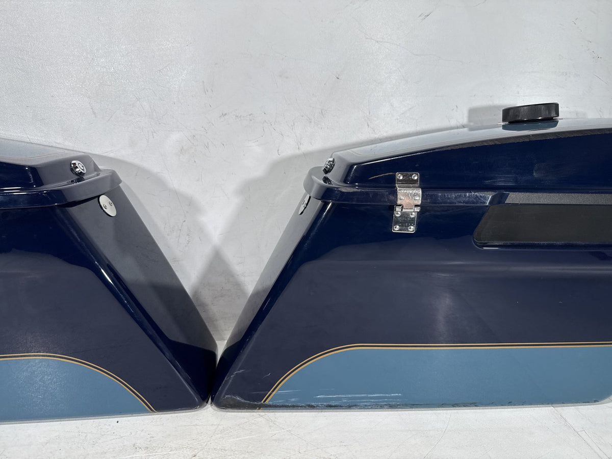 2011 Harley Electra Glide Touring Police OEM Left Right Saddlebags Luggage NOKey