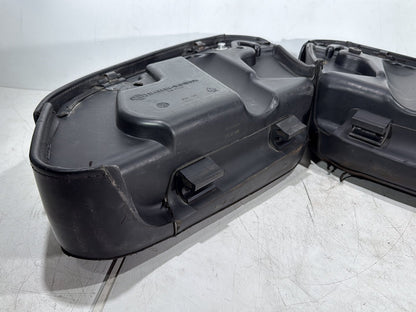 2004 Harley Road King Touring Custom FLHRSI OEM Rear Left Right Saddlebags Luggage Leather
