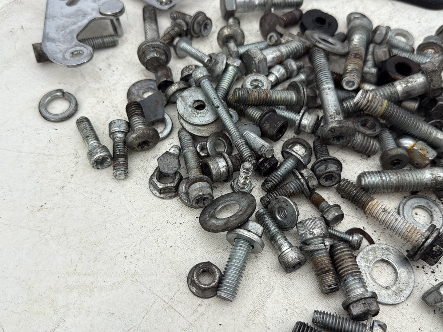 2016 Harley Road King Touring FLHR OEM Hardware Bolts Nuts & Brackets