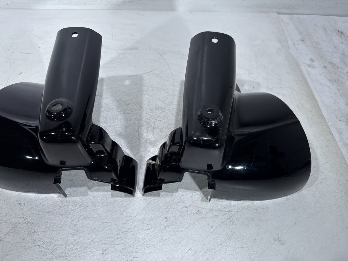 2010 Harley Road King Touring Police OEM Left & Right Headlamp Nacelle Covers