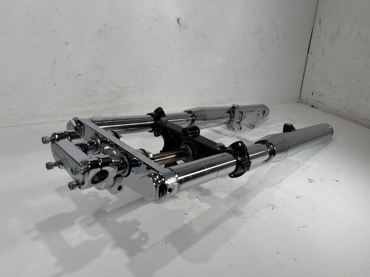 1997 Harley Heritage Softail OEM Front Triple Tree Set & LH RH Fork Legs Sliders