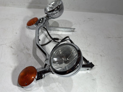 2011 Harley Heritage Softail Classic FLSTC OEM Front Turn Signal Indicators Aux Light Bar
