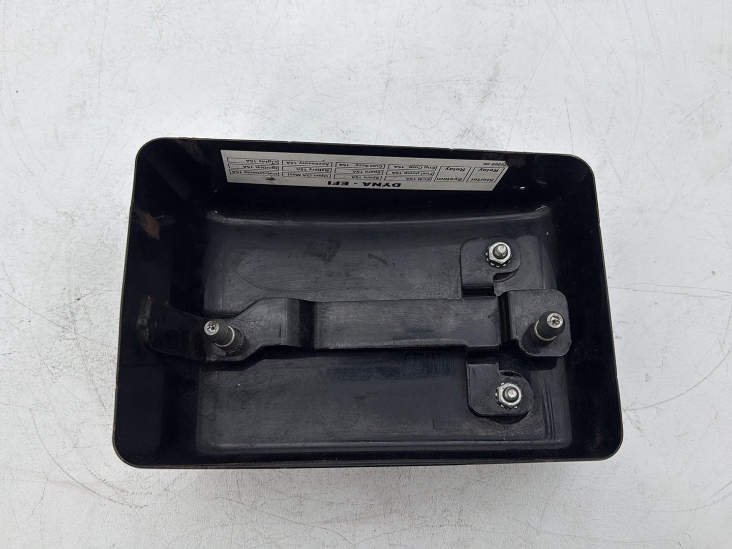 1999 - 2006 Harley-Davidson Dyna Super Glide Electrical Side Cover Tray Panel 66361-04