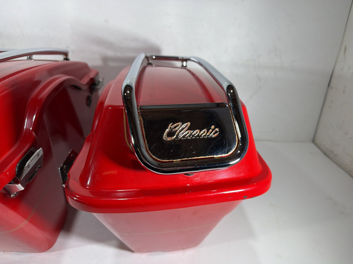 2004 Harley Electra Glide Touring Ultra OEM Left Right Saddlebags Luggage NOKey