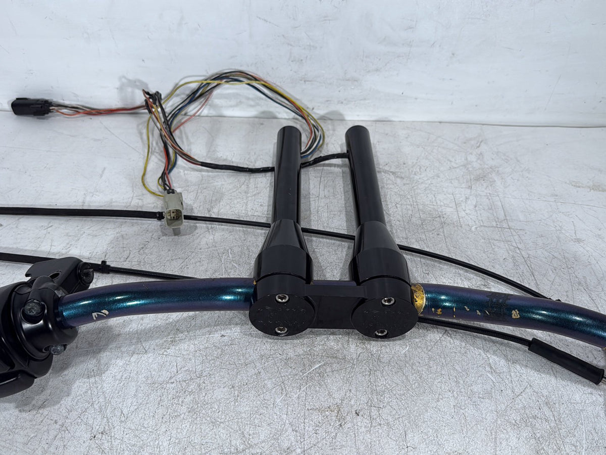 2007 Harley Dyna Street Bob FXDB OEM Handlebars Left Right Switches Controls