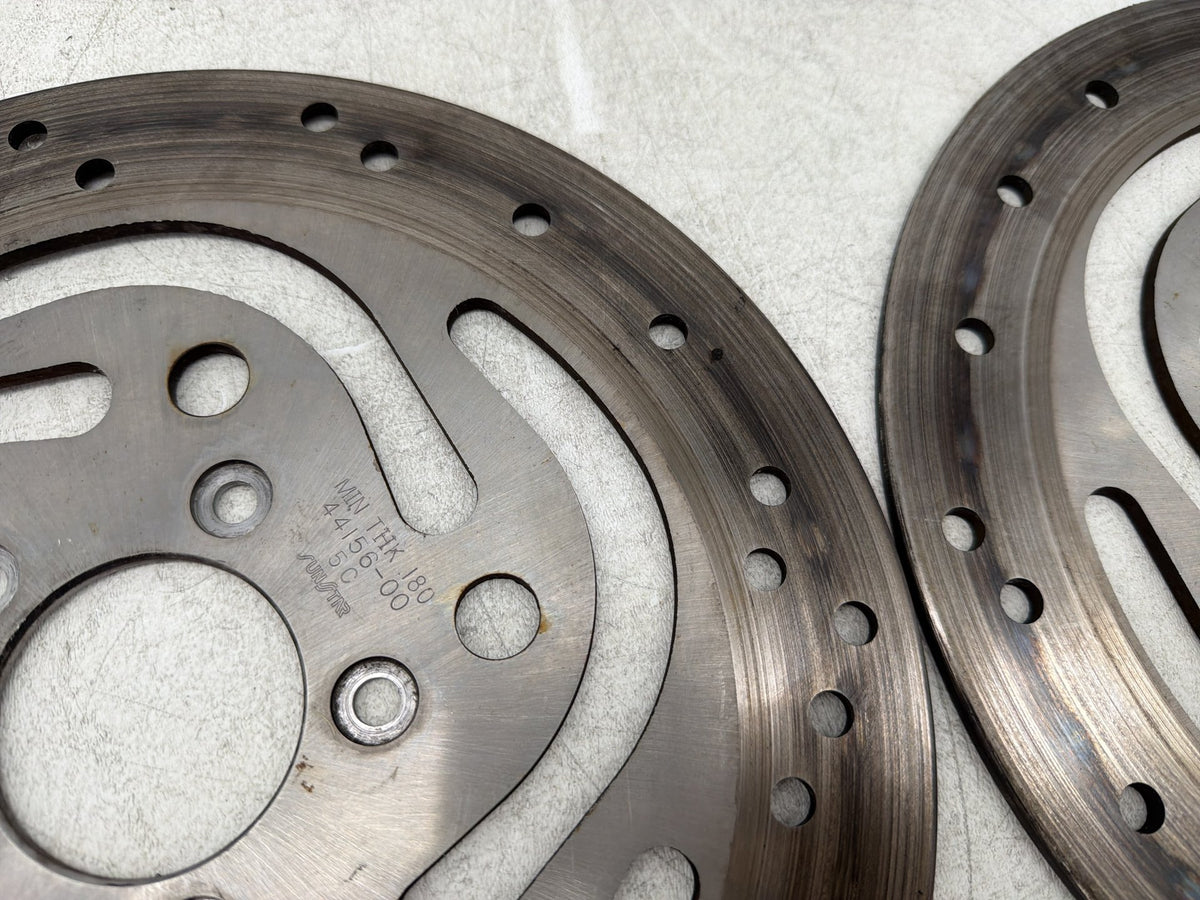 2004 Harley Electra Glide CVO Screamin Eagle OEM Front Brake Rotors Disc Pair