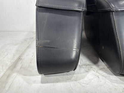 2006 Harley Road King Touring FLHRCI Classic OEM Rear Left Right Saddlebags Luggage Leather