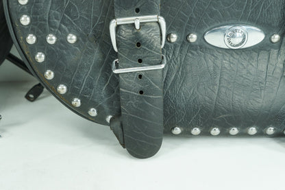 2007 - 2012 Harley-Davidson Softail Heritage Classic Rear Left Right Saddlebags Luggage Leather  	90476-06A