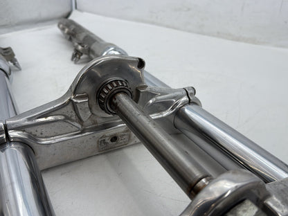 2006 Harley Dyna FXDWGI Wide Glide OEM Front Triple Tree Set & LH RH Fork Legs Sliders