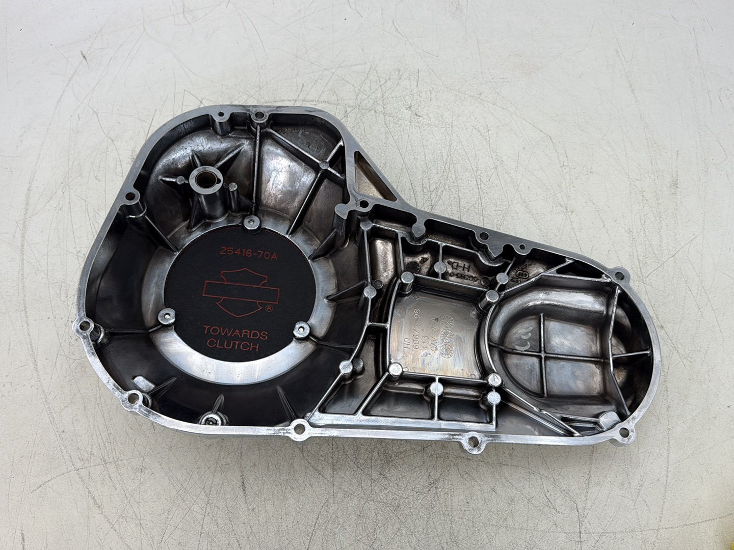1998 Harley Touring FLHTCUI Electra Glide Ultra OEM Outer Primary Clutch Cover