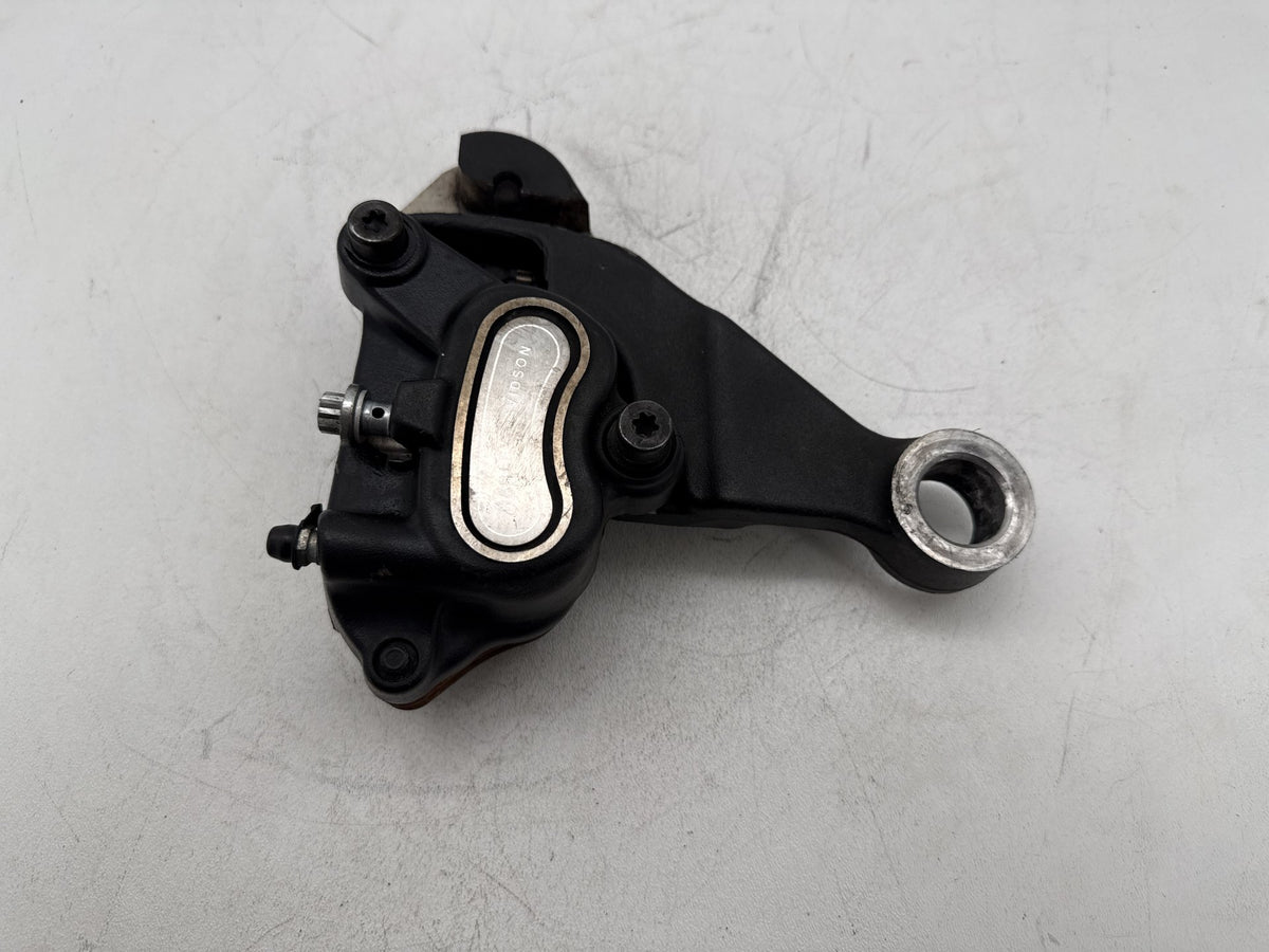 2008 Harley Softail Custom FXSTC OEM Rear Back Brake Caliper w/ Bracket