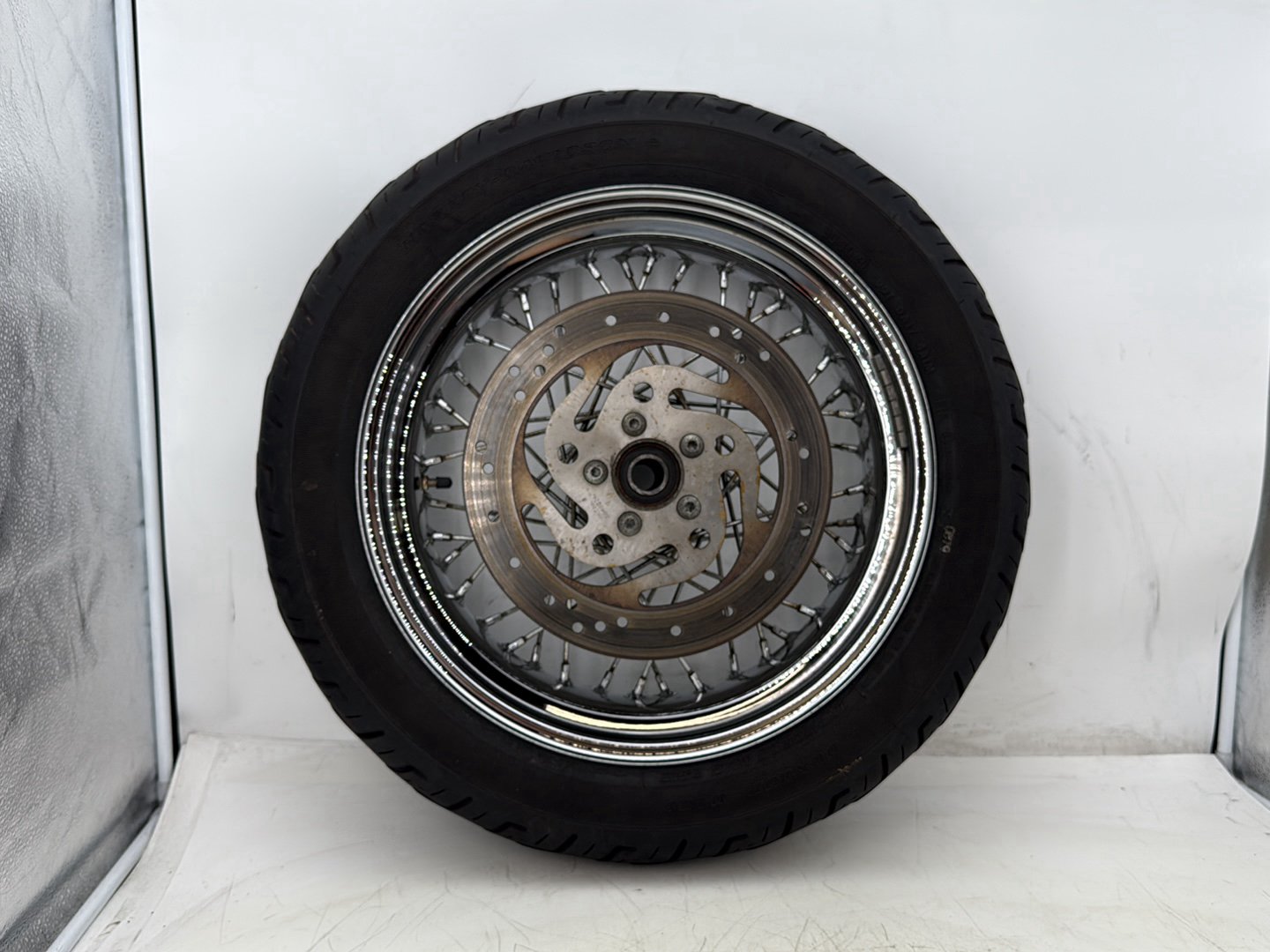2012 Harley Dyna Super Glide Custom FXDCI OEM Rear Wheel Rim Tire Spoked