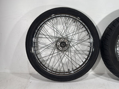 2003 Harley Dyna Wide Glide FXDWG OEM Front Rear Wheel Rim Tire Spoked