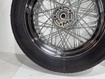 2001 Harley Sportster 883 Hugger XLH883 OEM Front Rear Wheel Rim Tire Spoked