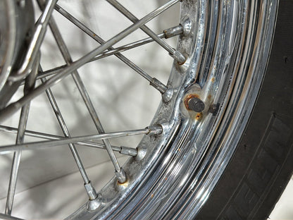 2011 Harley Heritage Softail Classic FLSTC Front Rear Wheel Rim Tire Spoked 16"