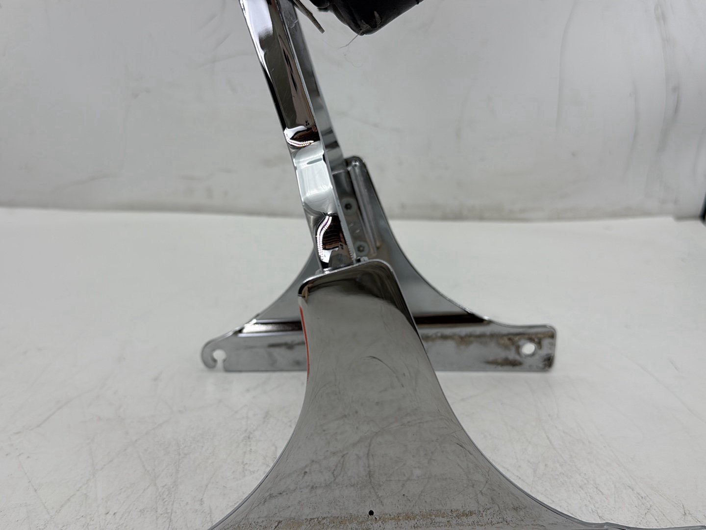 1997 Harley Softail Fat Boy FLSTF OEM Rear Sissy Bar w/ Backrest Cushion Pad