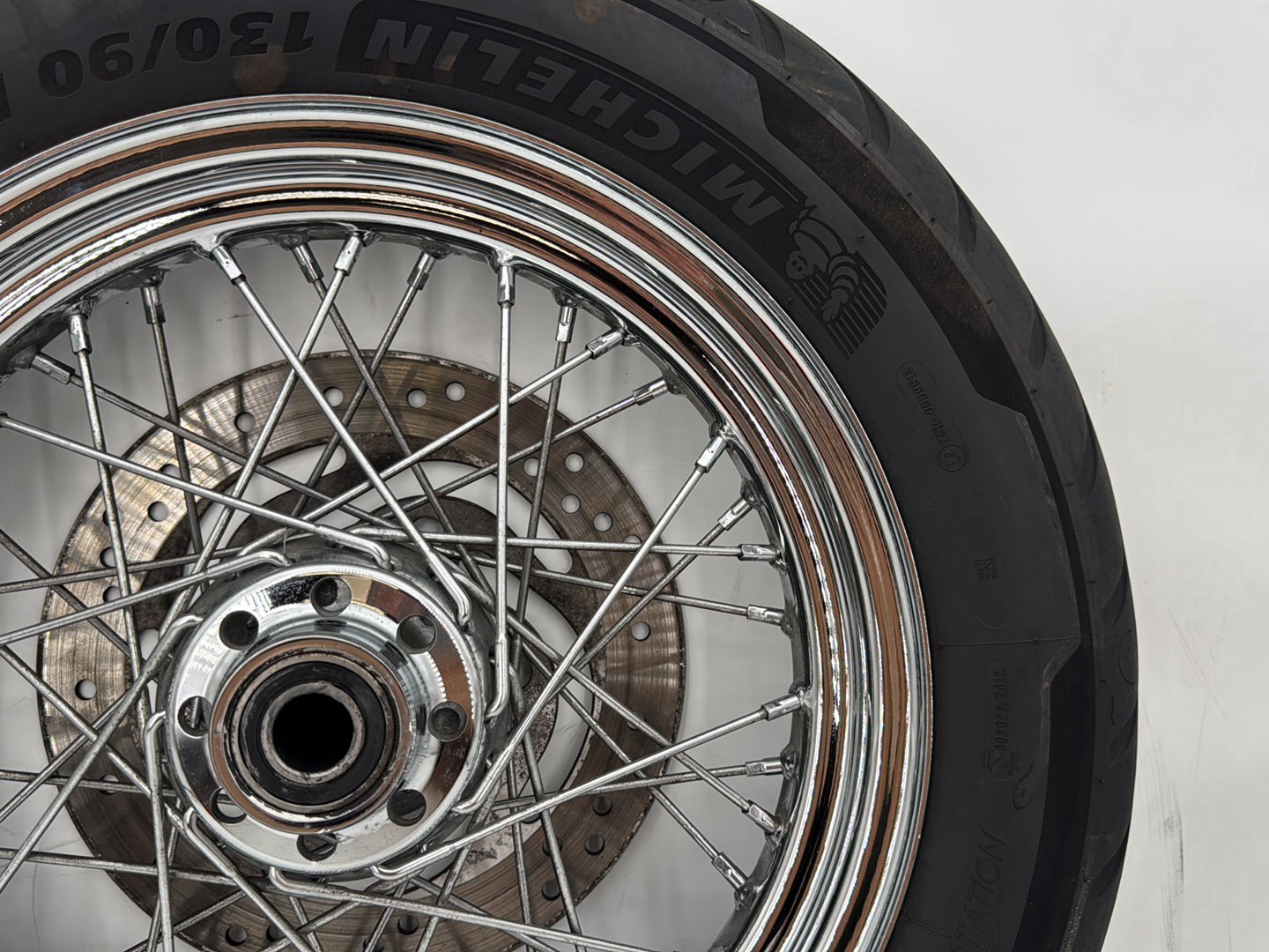 2007 Harley Softail Heritage Classic FLSTC OEM Rear Wheel Rim Tire Spoked