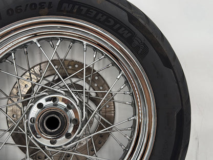 2007 Harley Softail Heritage Classic FLSTC OEM Rear Wheel Rim Tire Spoked