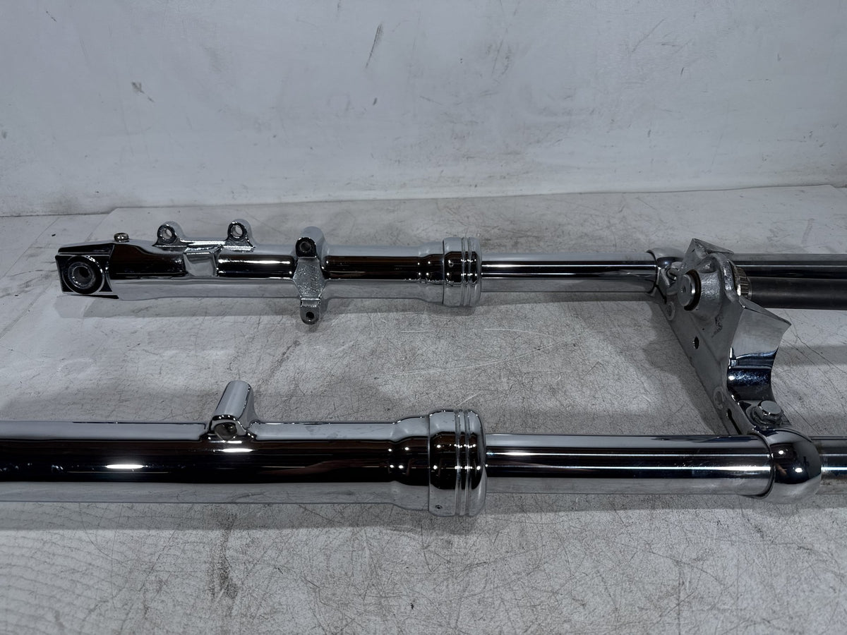 2002 Harley Dyna Wide Glide FXDWG OEM Front Left & Right Fork Legs Sliders