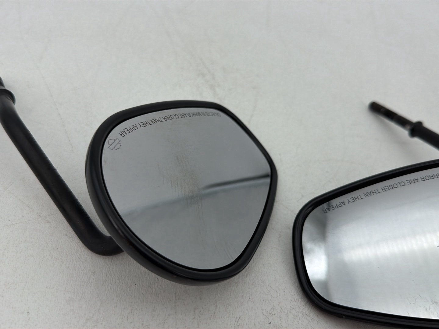 1986 - 1998 Harley-Davidson Softail Heritage Classic Left Right Rear View Mirror  	91875-88A