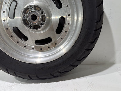 08 Harley Dyna Fat Bob OEM Front Rear Wheel Rim Tire 130/90B16 180/70B17 16" 17"