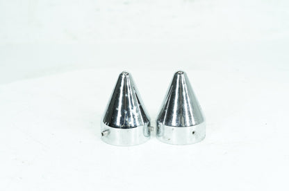 1984 - 1998 Harley-Davidson Touring Electra Glide Ultra Rear Wheel Axle Nut Covers Caps LA Choppers Spike