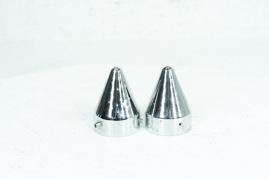 1984 - 1998 Harley-Davidson Touring Electra Glide Ultra Rear Wheel Axle Nut Covers Caps LA Choppers Spike