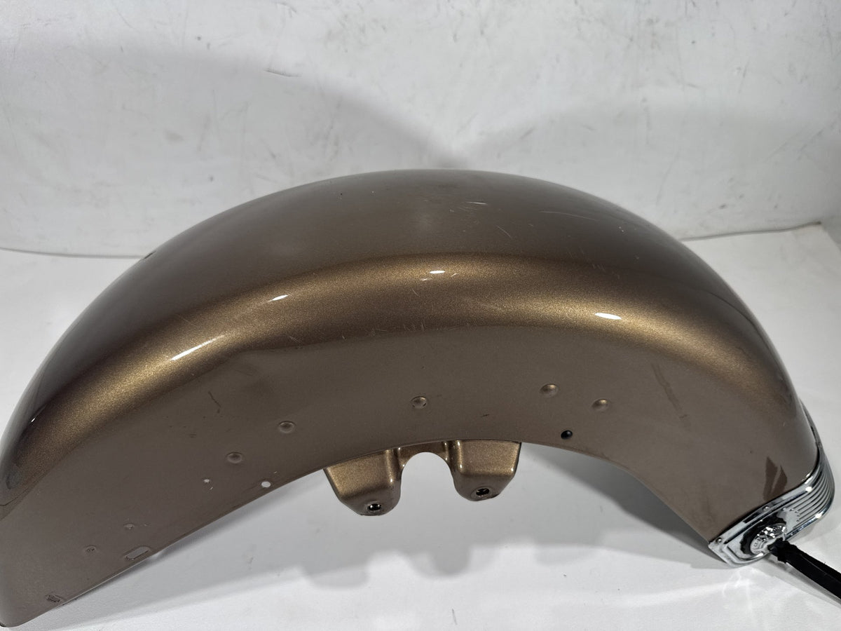 2004 Harley Road King Touring Classic Front Wheel Fender Shell Panel DENTED BENT