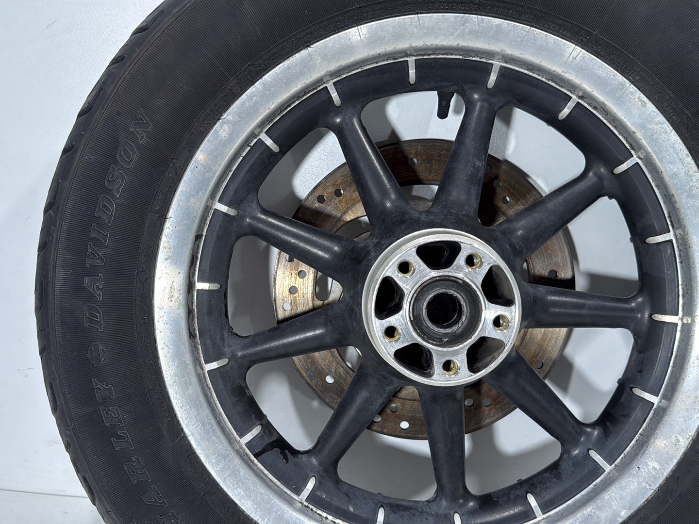 2004 Harley Touring FLHT Electra Glide OEM Front & Rear Wheel Rim Tire