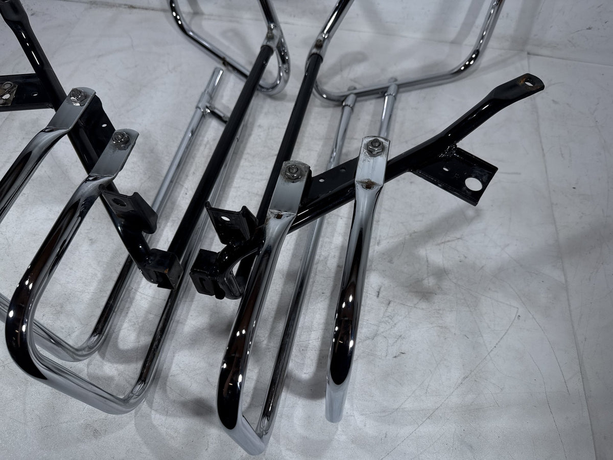 2009 Harley Electra Glide Touring OEM Rear Left Right Saddlebag Guard Rails Bar