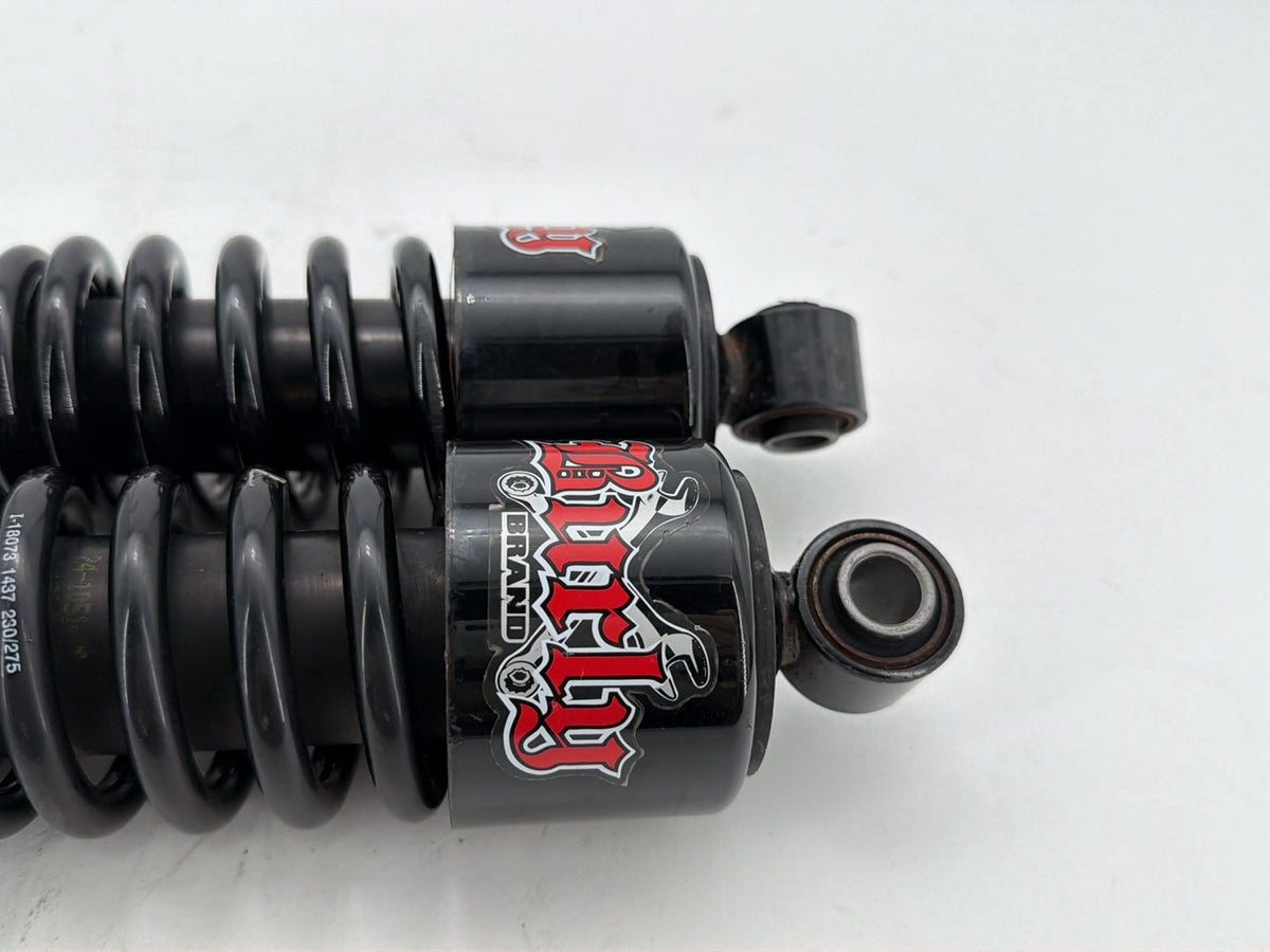 2008 Harley Dyna Fat Bob FXDF Rear Left Right Shock Absorbers BURLY 12"