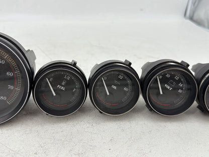 1999 - 2006 Harley-Davidson Touring Electra Glide Ultra Air Oil Volt Fuel Tacho Speedo Gauges 67349-04A , 67348-04D