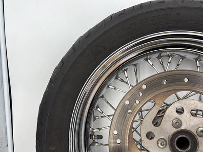 2012 Harley Dyna Super Glide Custom FXDCI OEM Rear Wheel Rim Tire Spoked