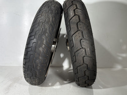 1999 - 2006 Harley-Davidson Touring Electra Glide Classic Front & Rear Wheel Rim Tire 43402-00B