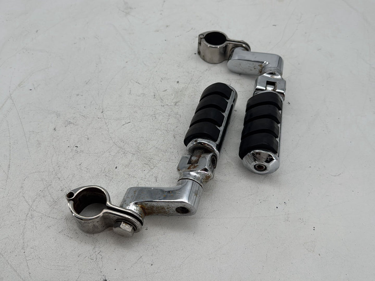 96 Harley Road King Touring Police Front Right Left Highway Foot Pegs Kuryakyn