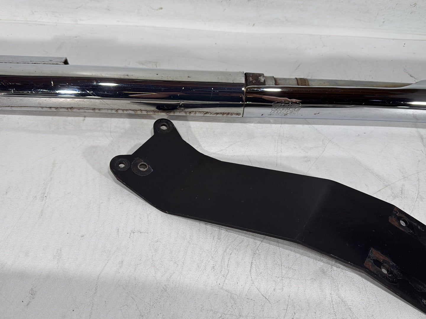 2000 Harley Dyna FXDWG Wide Glide OEM Exhaust Header Pipes Muffler