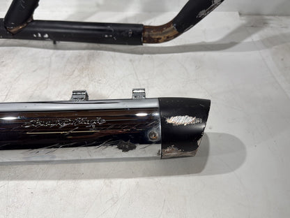 2004 Harley Road King Touring Custom FLHRSI OEM Exhaust Header Muffler Pipes Screamin Eagle