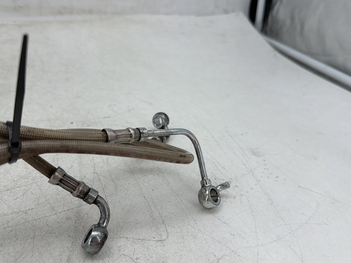2013 Harley Electra Glide Touring CVO Eagle OEM Front Brake Hose Line Pipe ABS