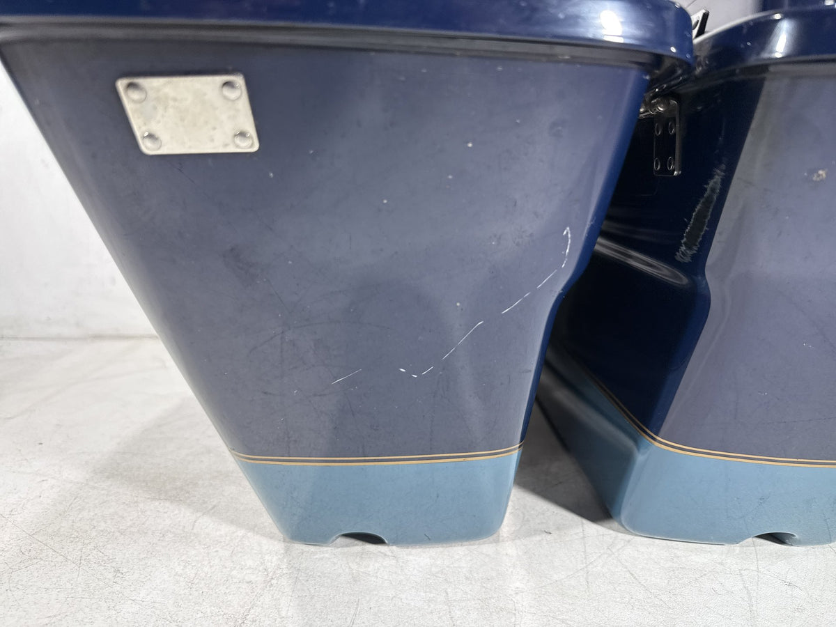 2011 Harley Electra Glide Touring Police OEM Left Right Saddlebags Luggage NOKey